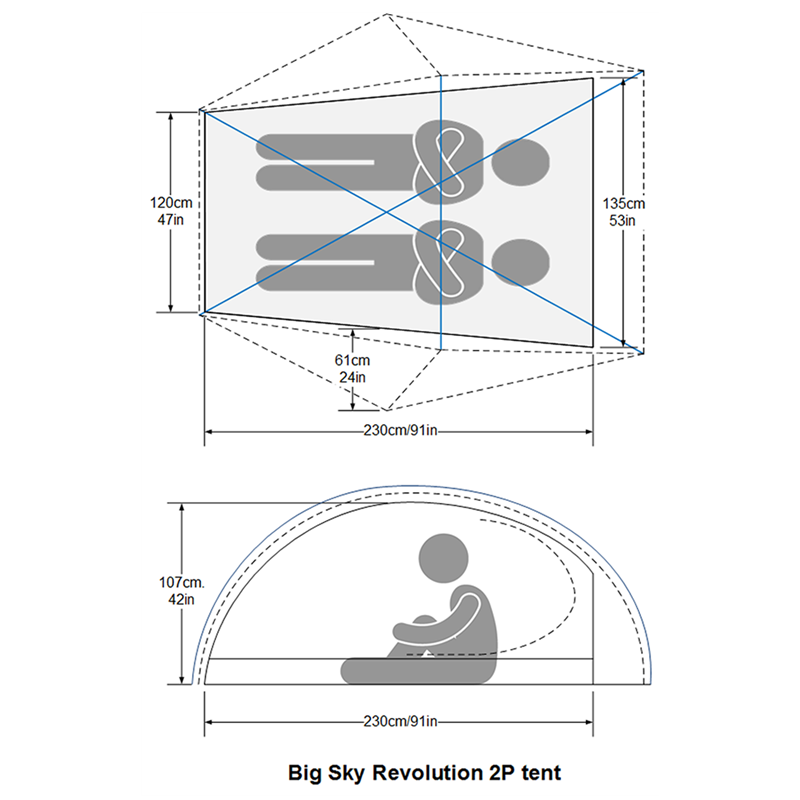 Big Sky Revolution 2P tent - Big Sky International - Outdoor gear