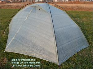 Big Sky Mirage 2P tent DCF Dyneema Cubic fabric